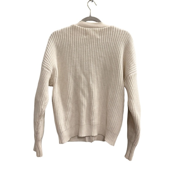 NWOT TRADLANDS Shelter Cotton Cardigan in Birch Size Small - Picture 3 of 10